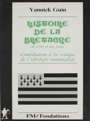 cover image of Histoire de la Bretagne de 1789 à nos jours